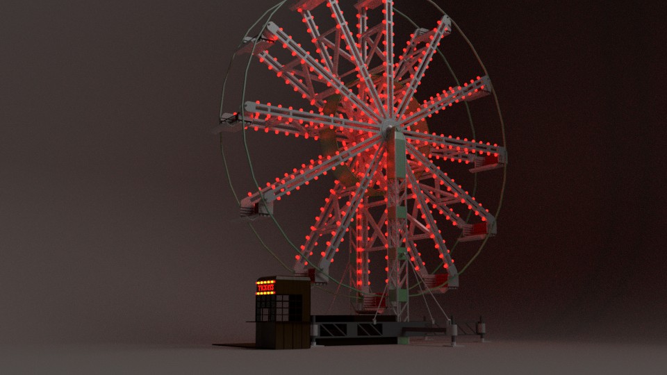 Ferris Wheel with Ticket Booth preview image 1